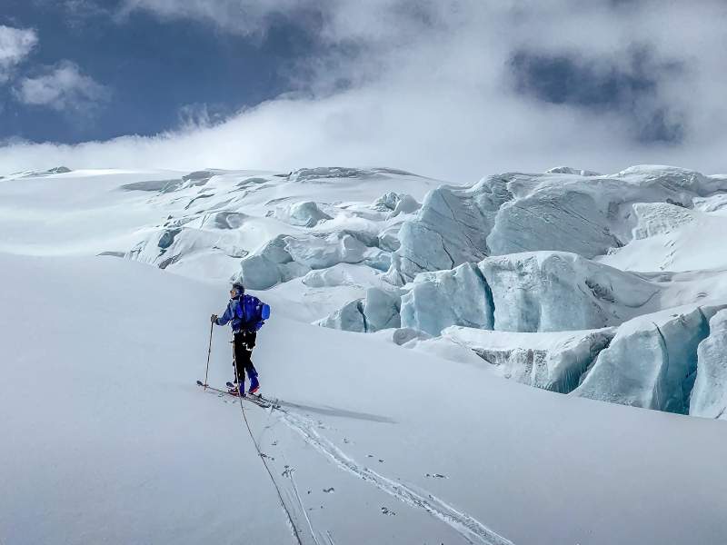 Ascending the Jostedal Glacier