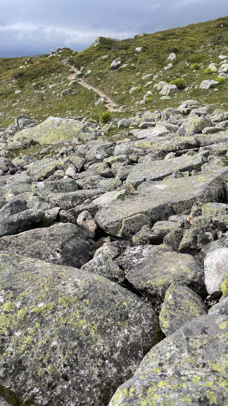Nice flat rocks to traverse.