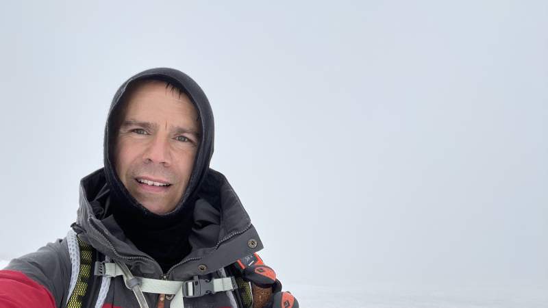 Enjoy the view they said. It really is stunning. Behind the fog..