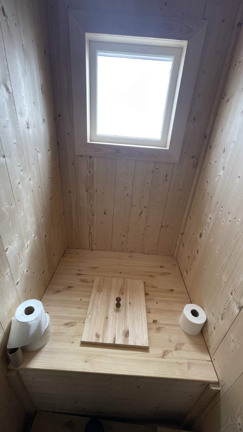 A poo with a view - at 2068m