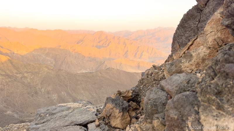 Brittle rock with a stunning view